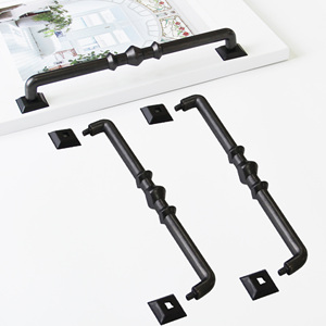 Eco-friendly Zinc Alloy Handle Modern Matte Black Geometric <b>Bar</b> <b>Pull</b> <b>for</b> Kitchen Bathroom Nightstands Furniture Decor - Product Image 3
