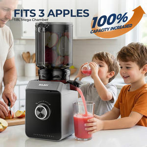 Extracteur de Jus Lent Entier, Presseur à Froid Sans Filtre, Machine à Jus Électrique Facile à Nettoyer avec Large Calibre - Product Image 3