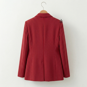 Blazer de luxe élégant pour femme à manches longues, avec logo personnalisé Delta Sigma, inspiré des insignes maçonniques du patrimoine grec - Product Image 4