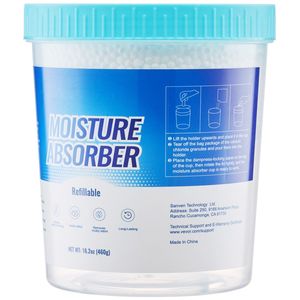 Confezione da 2 secchielli assorbiumidità ad alta capacità da 16,2 once (800 ml) con secchio esterno riutilizzabile e portatile - Product Image 1
