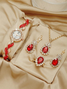 NW1424 4pcs Women Quartz Wristwatch Ladies Bracelet <b>Watch</b> - Product Image 4