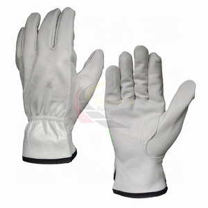 High Quality Customized New Latest Design Goat Skin Leather Driver <b>Gloves</b> Anti-Slip Anti-Impact Safety Work <b>Gloves</b> For Men - Product Image 2