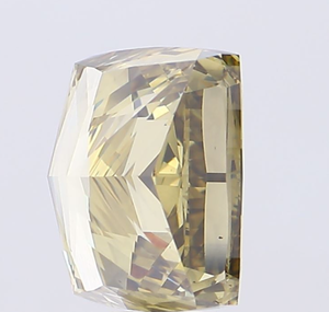 ROYAL GEMS, Diamante Cultivado en Laboratorio con Certificación IGI, Corte Cojín de 15.45 CT, Color Gris Amarillo Fantasía, Claridad VS1, CVD para Joyería - Product Image 3