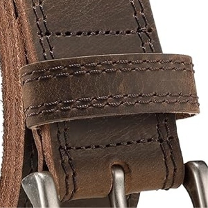 Cinturones de Cuero Genuino para Hombre, Color Sólido, Logotipo Personalizado, MOQ Bajo, Premium, Formal, Duradero, Hebilla de Aleación, Elegante - Product Image 6