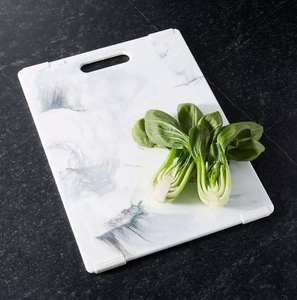 เขียงหินอ่อนและไม้ไผ่อะคาเซียแบบกำหนดเอง พร้อมแผ่นหินอ่อนสำหรับเสิร์ฟและหั่น - Product Image 4