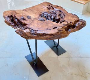 Handcrafted <b>Epoxy</b> Log <b>Coffee</b> <b>Table</b> Large Natural Tree Stump Center <b>Table</b> Hairpin Legs Modern Handmade Durable Wood Eco-Friendly - Product Image 1