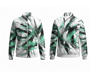 Fabricante de Chaquetas Personalizadas con Cierre Completo por Sublimación, Ropa Deportiva para Correr y Fitness, Cálida, Transpirable y de Secado Rápido |   Tallas Hombre Mujer Juvenil - Product Image 1