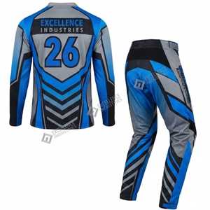 Ropa Deportiva de Motocross Personalizada de Primera Calidad, 100% Poliéster, para Hombre, Pantalones Transpirables para Motocross, Ropa Deportiva Impermeable para Carreras - Product Image 5