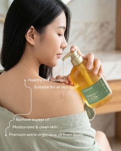 Aceite de Ducha Hidratante Yukazan 100ml, Aceite de Baño Orgánico, Marca Malasia, Tamaño Viaje, Hidratación Profunda para Todo Tipo de Piel, Regalo de Navidad - Product Image 4