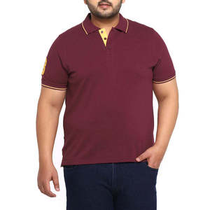 Camisas Polo de Algodón Puro para Hombre, Elegantes, con Botones, Corte Regular, Tela Transpirable, Color Marrón Sólido - Product Image 2