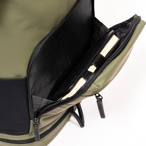 Green GRS <b>leather</b> <b>large</b> capacity computer <b>backpack</b> travel computer <b>backpack</b> fashionable leisure bag - Product Image 6