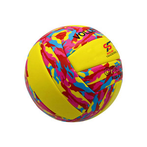Solid Trader <b>Pro</b> Level Comfort Professional Training Ball Soft <b>Surface</b> Design High Impact Absorption Reliable Quality Volleyball - Product Image 3