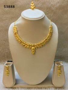 Anshul Bijoux HHH Afrikanischer Ethnischer 22k Vergoldeter Modeschmuck-Set für Damen, Hochzeit, Verlobung, Party, Jubiläumsgeschenke - Product Image 1