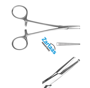 Fórceps de arteria Halsted-Mosquito de acero inoxidable de alta calidad, fabricante de instrumentos quirúrgicos rectos de 1x2 dientes y 18cm - Product Image 6