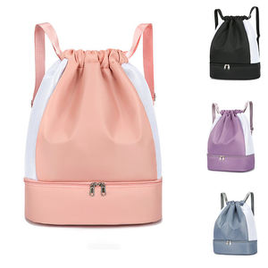 Multipurpose Drawstring Gym <b>Backpack</b> with Independent Shoe Compartment Waterproof Sport Bag for Swimming Travel bag <b>student</b> bag - Product Image 5