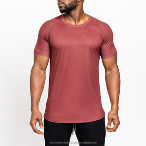 T-shirt de Fitness de gymnastique à séchage rapide de qualité supérieure T-shirt de Performance personnalisé pour les hommes - Product Image 3