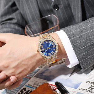 Reloj Mecánico de Lujo para Hombre, Estilo Hip Hop, con Diamantes Moissanite VVS1, Reloj de Moda para Cantantes de Rap - Product Image 1