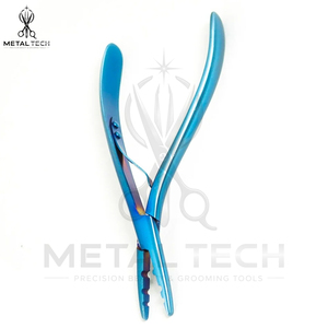 Alicates al por mayor de acero inoxidable anodizado azul para quitar extensiones de cabello, abridor de microanillos de múltiples orificios, herramienta de alicates para romper enlaces - Product Image 4