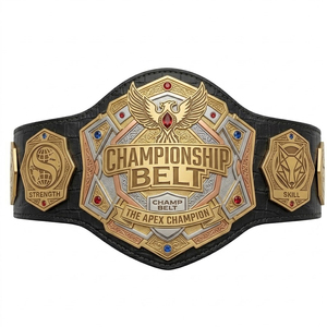 Ceintures de championnat haut de gamme, design personnalisé, OEM, ODM, haute qualité, prix d'usine, logo personnalisé, finition détaillée, fabricant - Product Image 1