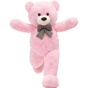Orsacchiotto Rosa Classico da 47 Pollici, Adorabile Peluche Gigante di 4 Piedi, Regalo di Compleanno per Figlia, Fidanzata, Amante, Festa - Product Image 1