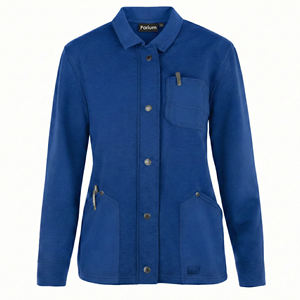 Blouson médical personnalisable à fermeture éclair, uniforme d'infirmière d'hôpital en gros, col à manches longues, blousons de travail en vrac - Product Image 4