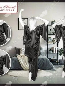 Venta al por Mayor de 5 Piezas de Camisones Sexys de Talla Grande, Conjunto de Lencería de Encaje y Satén para Mujer, Ropa de Dormir Suave de Seda - Product Image 4