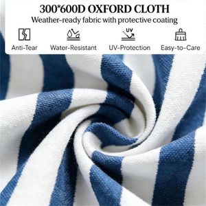 Sdraio Pieghevoli Blu e Bianche per Spiaggia e Campeggio - Sedie da Sole di Qualità - Product Image 3