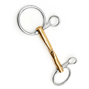 Fabricante OEM de productos ecuestres de articulación simple: Bocados Baucher cómodos para un mejor control y equilibrio de la rienda - Product Image 2