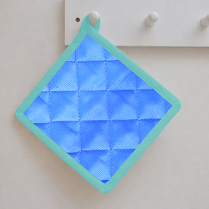 Manufacturer in India Latest Design Solid Color Pot Holder 100% Cotton Canvas Recycled Pot Holders for <b>Kitchen</b> Use. - Product Image 1