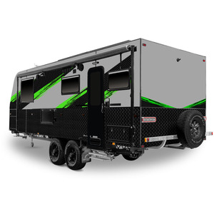 Standard 4x4 Off Road Caravan Camper Travel <b>Trailer</b> RV Mobile Home with Kitchen Bathroom Sleeping Space Touring Unit - Product Image 5
