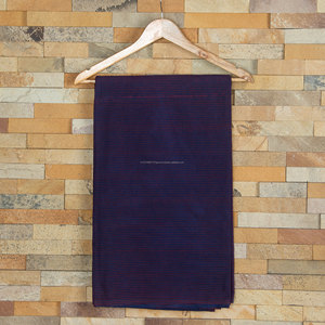 Tela de algodón orgánico de primera calidad, bloque de mano, estampado de rayas pequeñas, cortinas ligeras de 120GSM, artículos decorativos para el hogar, para niñas - Product Image 1