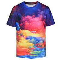 T-shirt tricoté par sublimation pour homme - Léger, décontracté, été, vierge, écologique, séchage rapide, respirant, streetwear