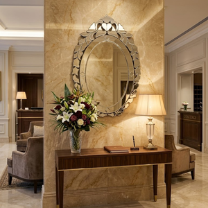 Espejo de Pared Vintage Estilo Barroco Veneciano |   Espejo Decorativo con Marco Tallado Antiguo para Decoración de Sala de Estar en Hogares de Lujo - Product Image 3