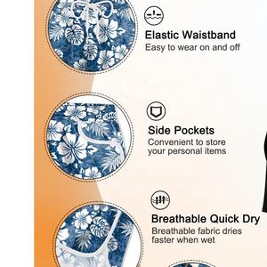 Maillot de bain de compression élégant pour femme, séchage rapide, en tissu Oxford écologique, short de plage avec cordon de serrage et doublure respirante - Product Image 4