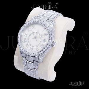 นาฬิกาข้อมือเพชรโมอิสซาไนต์คุณภาพส่งออก ดีไซน์หรูหราสำหรับผู้หญิง พร้อมดีเทลประณีต วางจำหน่ายแล้ว - Product Image 2