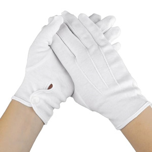 Guantes de Algodón Blancos para Inspección Profesional Royal Leather Works - Protección UV Ligera y Transpirable para Exteriores - Product Image 1