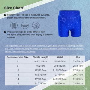 ชุดเต้นรำบอลรูมมาตรฐานสำหรับเด็กผู้หญิงอายุ 6-16 ปี ชุดยิมนาสติก กางเกงขาสั้น ชุดสำหรับการแสดงในชั้นเรียน ชุดลำลองสำหรับใส่ในชีวิตประจำวัน - Product Image 6