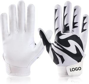 Guantes Profesionales de Fútbol Americano para Receptor, con Logotipo Personalizado, Agarre de Silicona en Toda la Palma, Guantes de Entrenamiento Antideslizantes - Product Image 1