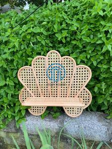 Boho Rattan Shell <b>Floating</b> <b>Wall</b> <b>Shelf</b> Charming Baby Nursery Decor Handmade Children's Bedroom Display <b>Shelf</b> Vietnam Supplier - Product Image 6