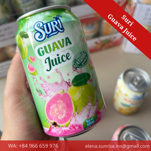 Jugo de Guayaba Suri 330ml Lata 100% Natural Filtrado Listo para Beber Bebida de Fruta Refrigerada W/A (Sra. Elena - (+84) 966 659 976) - Product Image 6