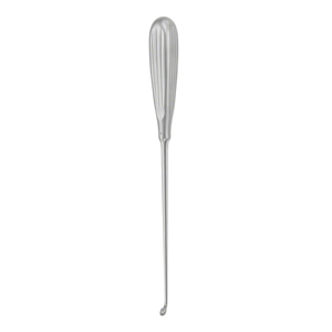 Curette droite 180 mm en acier inoxydable, instrument chirurgical, poignée ergonomique, largeur 8,5 mm, réutilisable, non stérile - Product Image 4