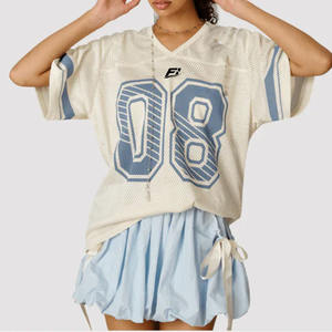 Jersey de Fútbol Americano Personalizado con Logotipo, Talla Grande, Malla Transpirable, Uniforme de Entrenamiento, Venta al Por Mayor para Compradores de EE. UU. - Product Image 1