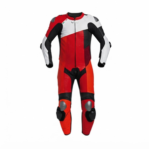 ชุดแข่งรถมอเตอร์ไซค์แบบสั่งตัดสำหรับผู้ชาย Rucati Custom Super MotoCP ทำจากหนังวัว/หนังจิงโจ้ ชุดจั๊มสูทสำหรับขี่มอเตอร์ไซค์แบบชิ้นเดียว/Traje ตัดเย็บตามขนาด CE - Product Image 1