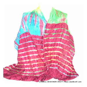 Pañuelos de Chifón de Seda con Estampado Tie Dye Hechos a Mano, Ligeros, Elegantes, Accesorios de Moda para Mujer, Suaves, Transpirables y Artísticos - Product Image 2