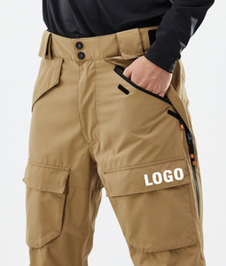 Pantalons de ski amples pour hommes et femmes, respirants, imperméables, coupe-vent, pantalons cargo pour snowboard, vêtements d'hiver chauds, salopettes - Grande taille - Product Image 4