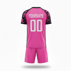 Soccer Uniform Set Custom Team Jersey And Shorts Breathable Quick Dry Fabric Professional Training Match Wear - Product Image 3