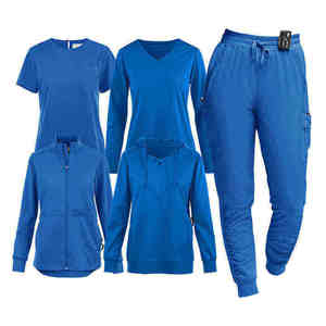 Uniforme Médico de Alta Calidad con Logotipo Personalizado, Ecológico, 100% Algodón, Unisex, Conjunto de Pantalones Deportivos Suaves y Elásticos para Enfermería - Product Image 1