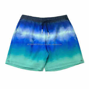 Short d'été décontracté de haute qualité à sublimation pour hommes Short de bain personnalisé en polyester teinture par cravate pour la plage short de bain pour hommes de haute qualité - Product Image 1