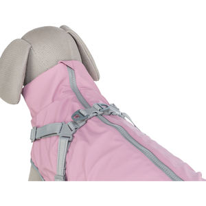 Pontis M <b>Pink</b> Rain <b>Harness</b> Cape Stylish Pet Clothes - Product Image 4
