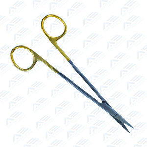 Tijeras Quirúrgicas Dentales de Punta Recta, Tijeras de Acero Inoxidable con Insertos de Carburo de Tungsteno, Fuente de Energía Manual - Product Image 4